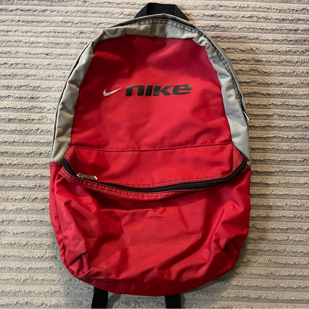 Nike Backpack in Red and Gray